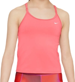 Футболка для девочки Nike Girls Dri-FIT Indy Tank Sports Bra - sea coral/white