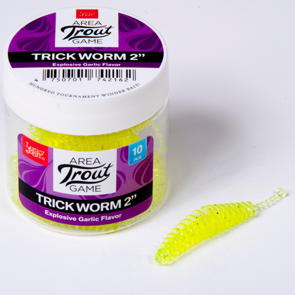 Слаги съедобные LJ Pro Series TRICK WORM 2,0in (5 см), цв. 071, 10 шт.
