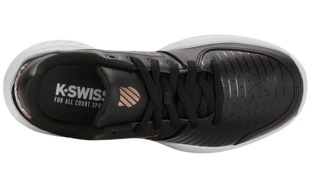 Женские теннисные кроссовки K-Swiss Court Express HB - black/white/rose gold