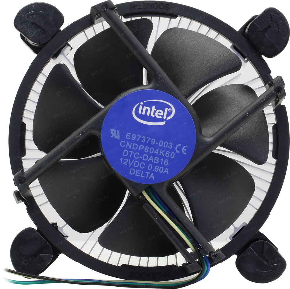 Кулер для процессора Intel (4пин, 1200/1150/1155/1156, Al)