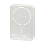 Powerbank магнитный с MagSafe Keephone Peekaboo 10000mAh кожаный белый