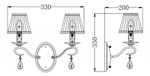 Бра Maytoni Brionia ARM172-02-G