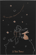 Блокнот в линейку Moleskine LE Petit Prince (LEPP04QP060BOX) 13x21см, черный, в подарочной коробке