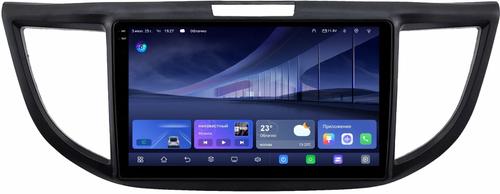 Магнитола для Honda CR-V 4 2012-2016 (большая рамка) - Kuberg QLed+2K, Android 14, TS105, Быстрейшая, CarPlay, SIM-слот