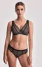 Бюстгальтер Chita M Bralette Czarny