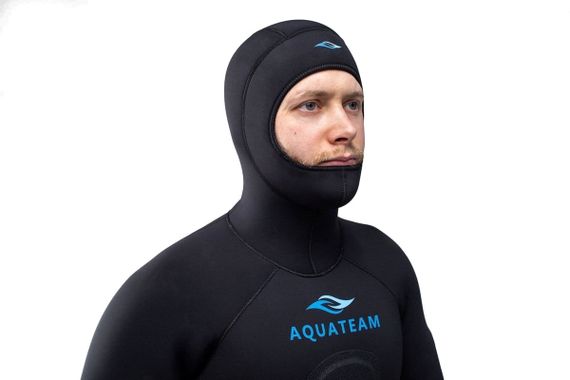 Гидрокостюм AquaTeam Hunter Jako 3 мм ультраспан/открытая пора черный