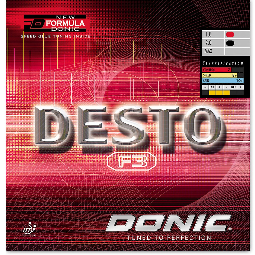 Накладка для настольного тенниса Donic Desto F3 Colored