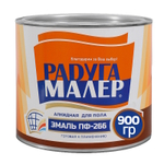 Эмаль ПФ-266 РАДУГА золотисто-кор.  0,9кг