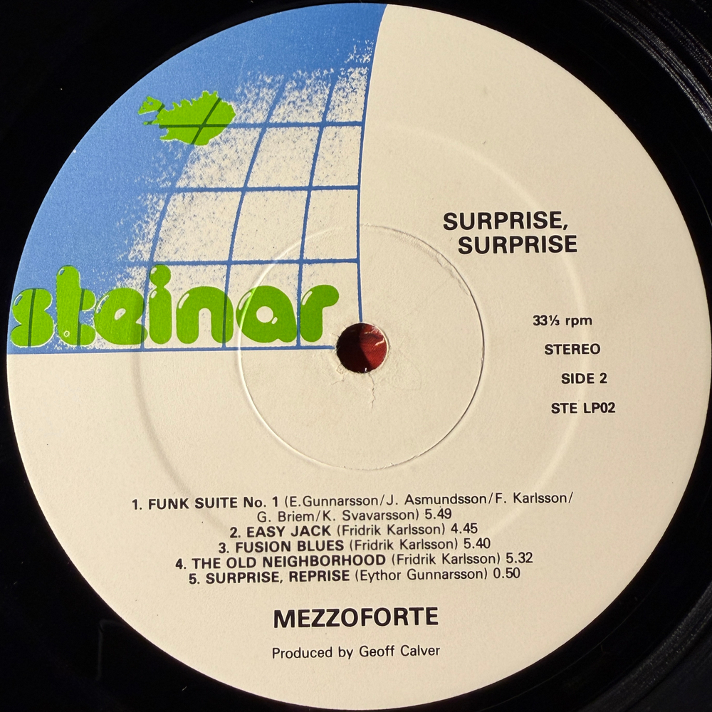 Mezzoforte ‎– Surprise Surprise (Англия 1982г.)