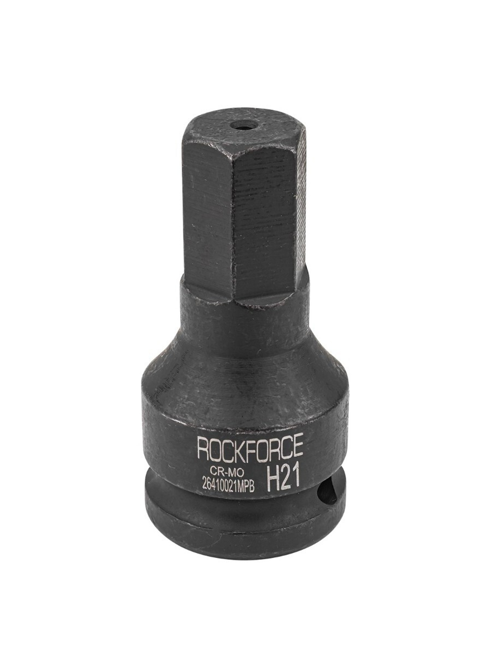 Головка-бита ударная 6-гранная 21мм, 3/4'' RockForce RF-26410021MPB
