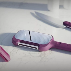 Терка и овощечистка 2-в-1 25см Trebonn Kitchen Tools фиолетовый
