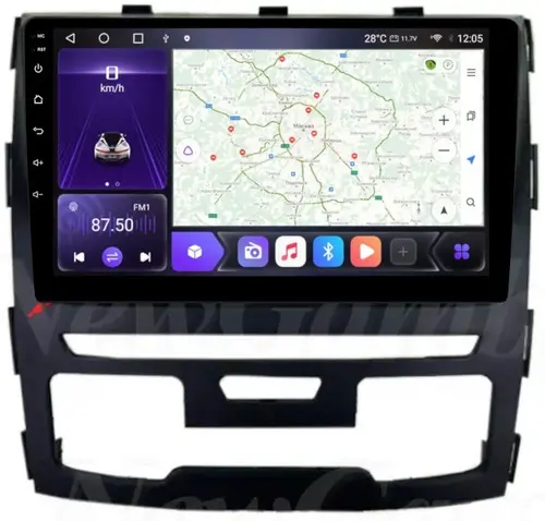 Магнитола для Haval H9 2015-2021 - Kuberg EW-1802 QLed, Android 12, Быстрая, CarPlay, 4G SIM-слот