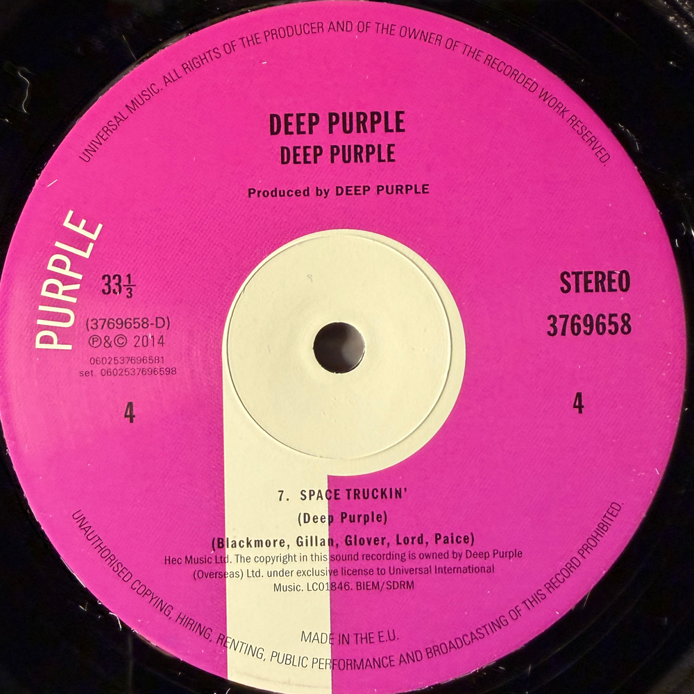 Deep Purple ‎– Made In Japan 2LP (Европа 2020г.)