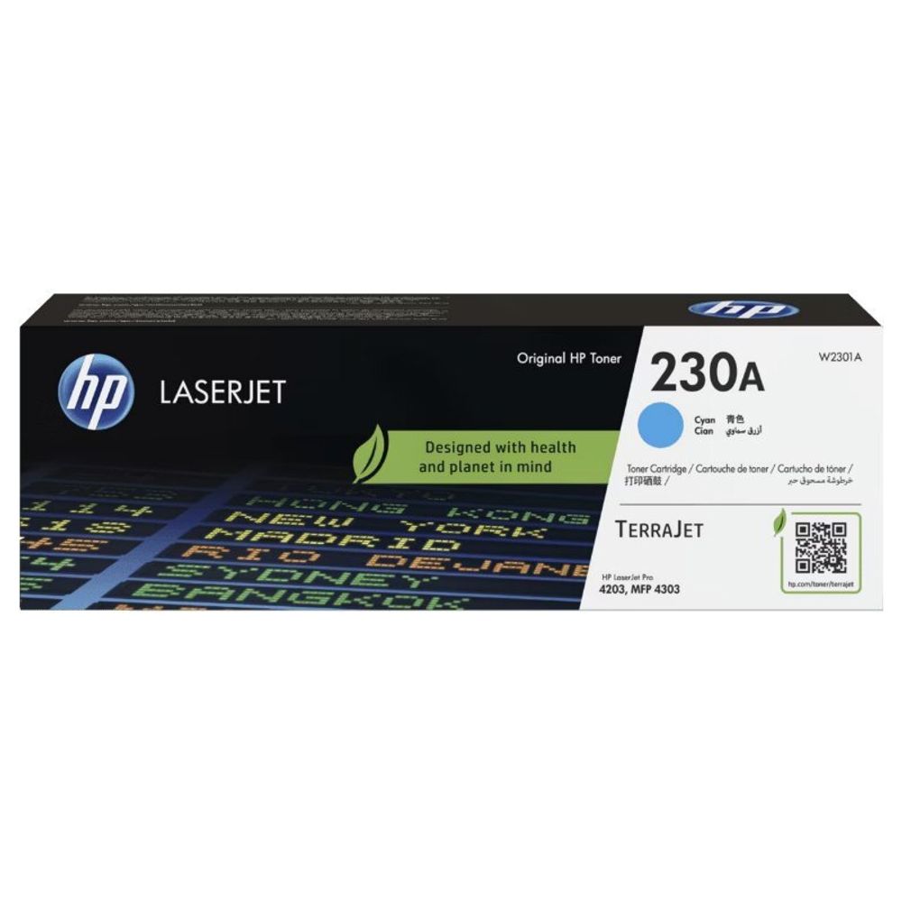 Картридж HP W2301A (230A) для Color LaserJet 4202/4302 голубой (1.8K) Картридж HP W2301A (230A) для Color LaserJet 4202/4302 голубой (1.8K)