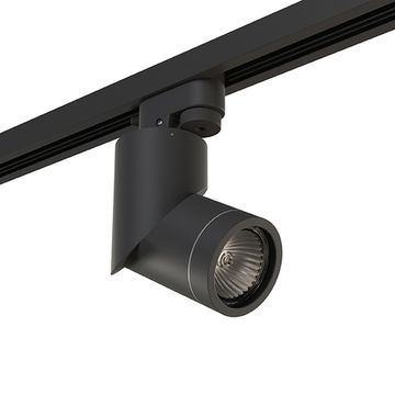 Трековый однофазный светильник A1T051017 черный Illumo F Lightstar