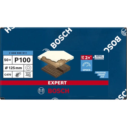 Шлифлист Ø125 P100 C470 Expert BOSCH 2608900911