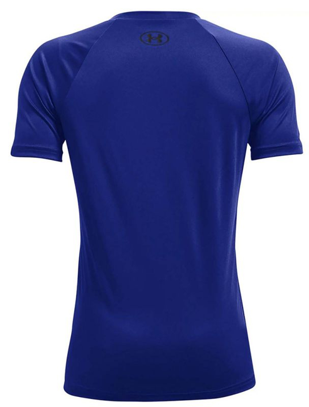 Детская футболка Under Armour Tech Big Logo SS — royal/black
