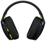 Беспроводная компьютерная гарнитура Logitech G G435, черный/неоновый желтый