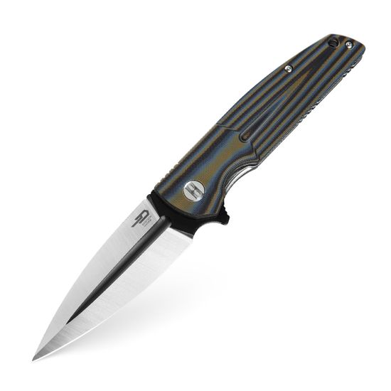 Складной нож Bestech Fin BG34D-2 c клинком из стали Sandvik™ 14C28N, рукоять G10