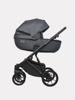 Коляска 2 в 1 Riko Basic Montana Ecco цвет 24 Graphite (графит)