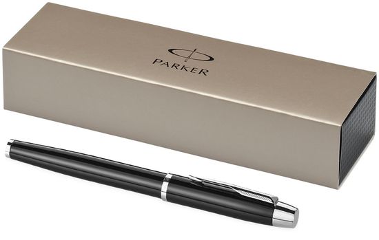 Перьевая ручка Parker IM Metal, F221, цвет: Black CT, перо : F, S0856180