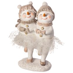 ФИГУРКА "СНЕГОВИКИ" 9*5,5*13 СМ
