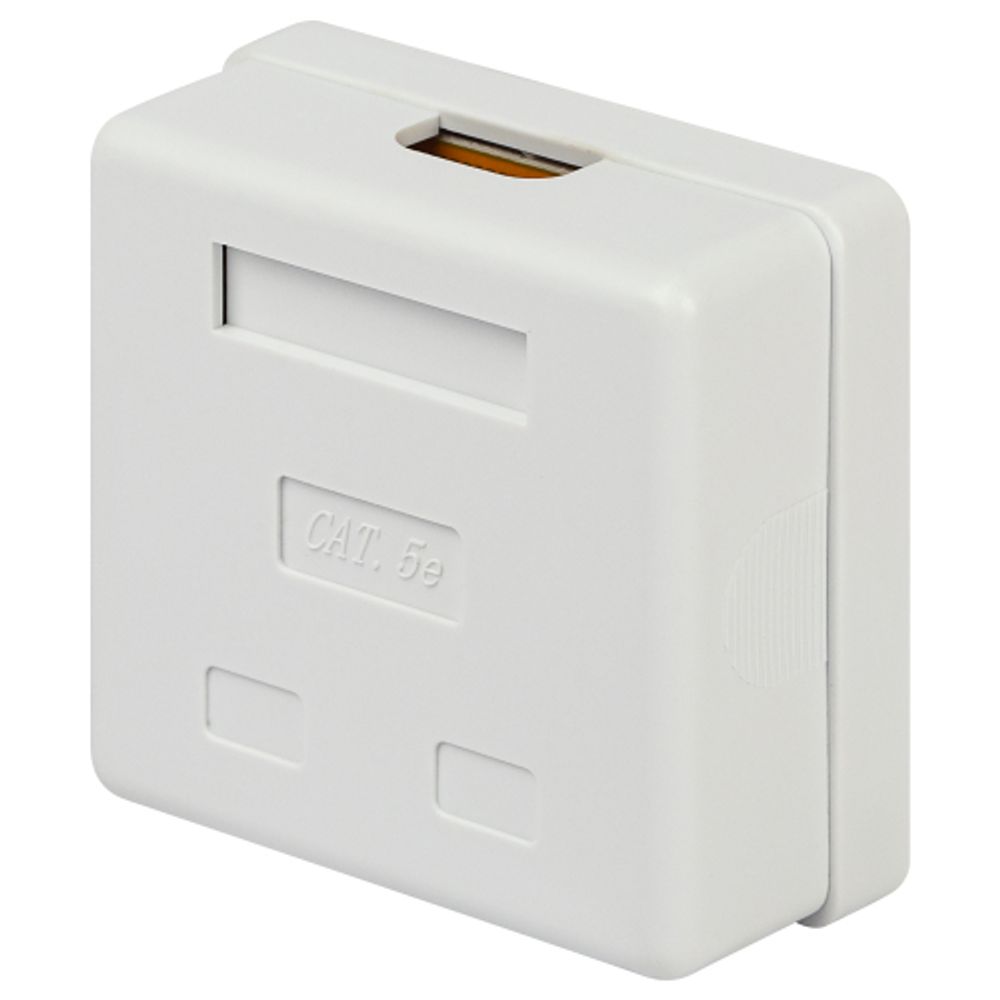 Розетка компьютерная RJ-45 ЭРА RJ02UN категория 5е неэкранированная 2-порта упаковка 30 шт | Электротовары