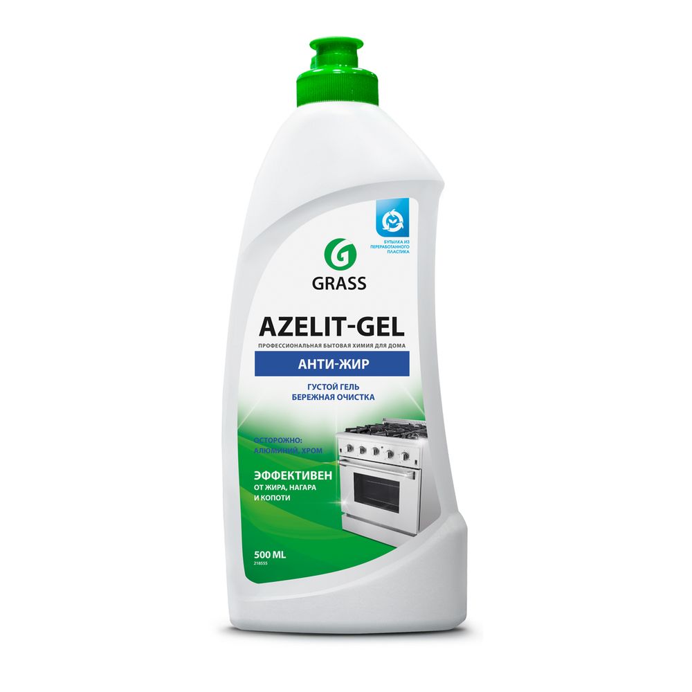 Чистящее средство для кухни Grass Azelit-gel (щелочное) 500 мл---