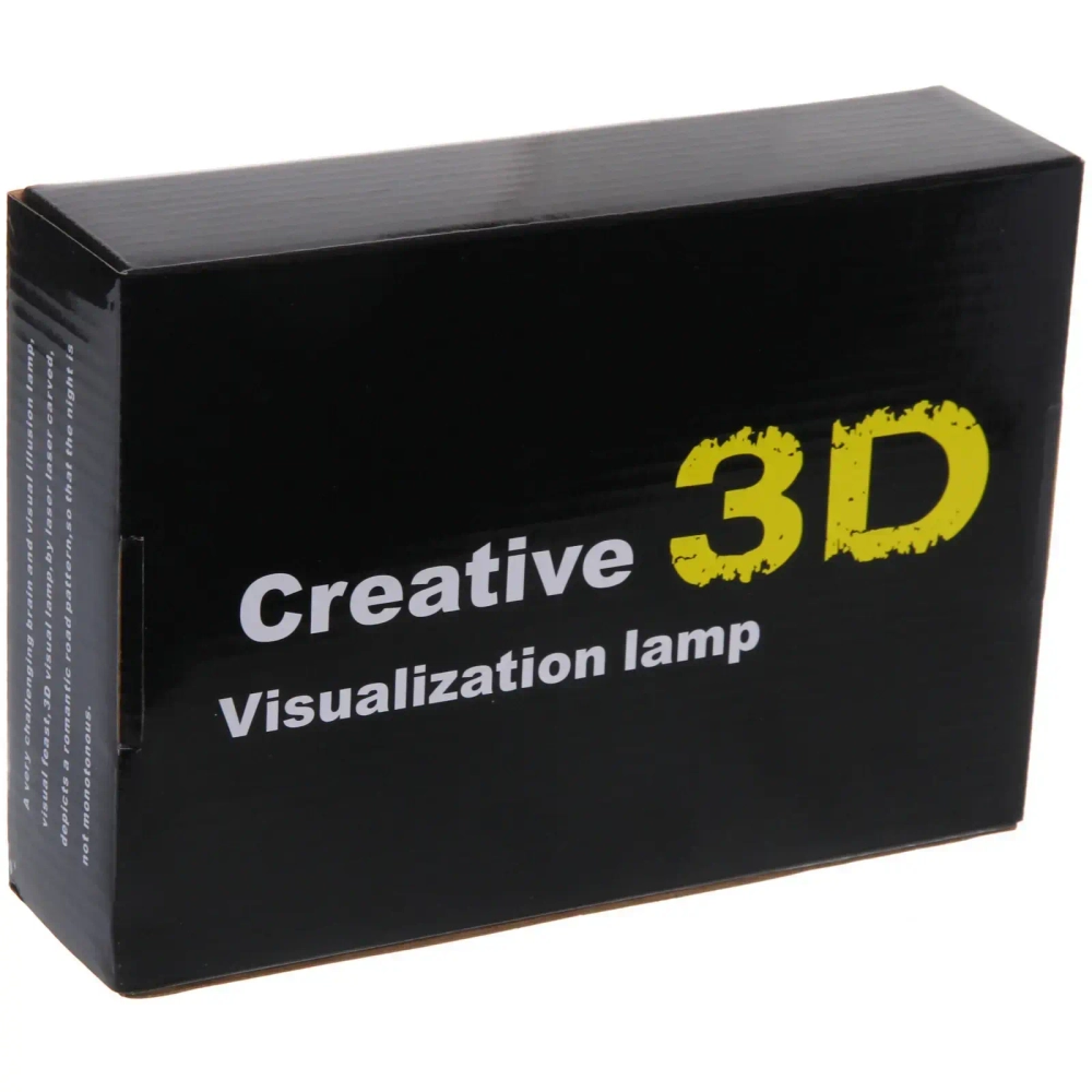 Светильник ночник «3D-Мудрая сова» на пластиковой подставке, с включателем USB
