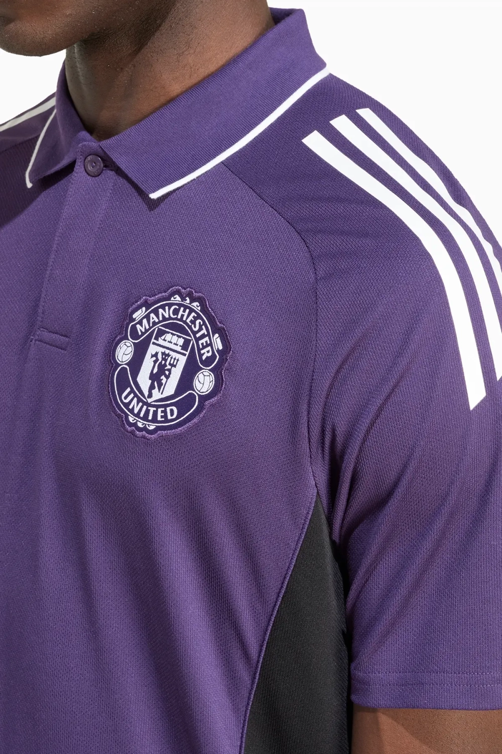 Футболка adidas Manchester United 25/26 Polo - фиолетовый