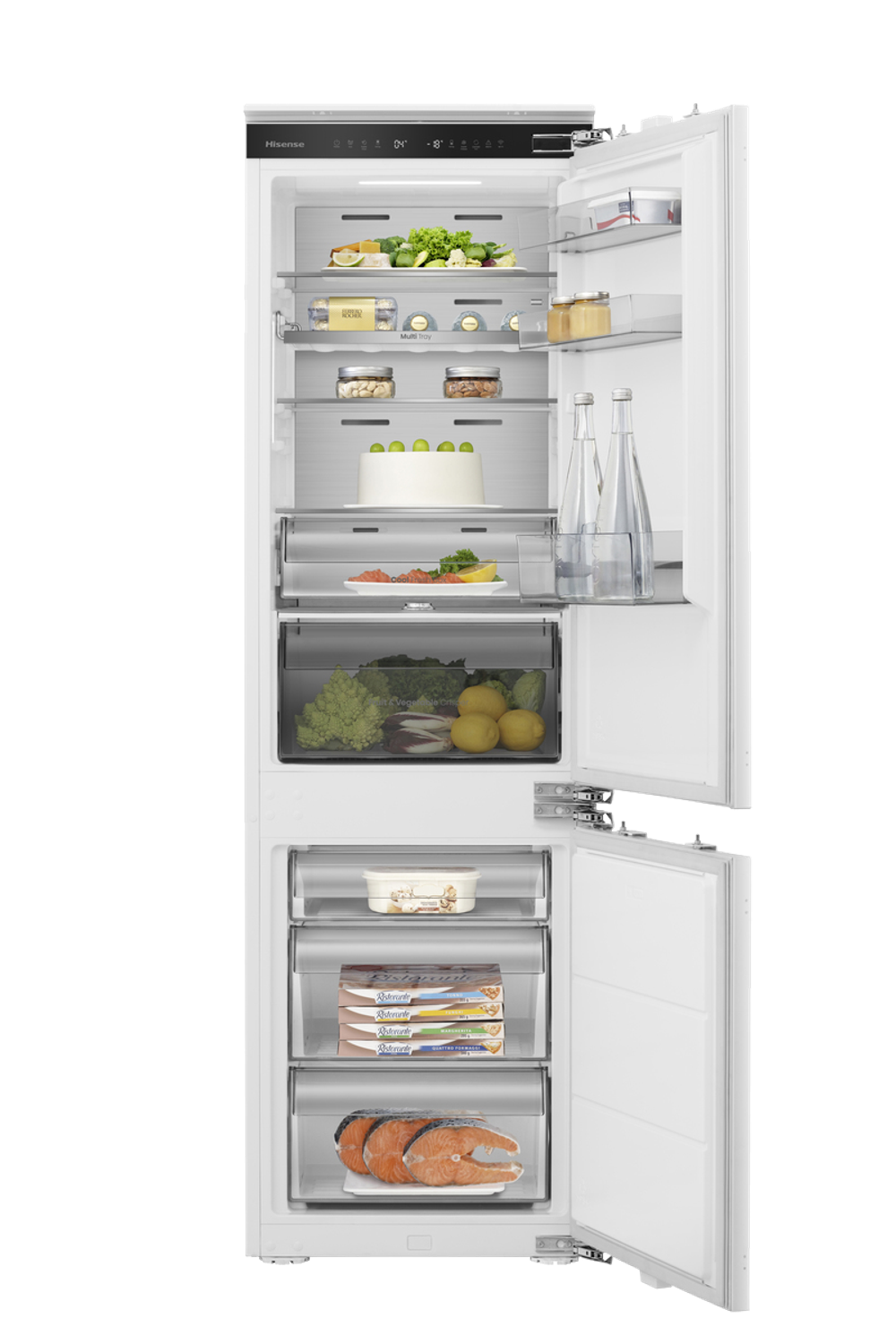 Встраиваемый холодильник Hisense RB3B250SAW1