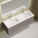 Тумба подвесная Sancos Snob R c двумя ящиками 690х445х500, Doha Soft, SNR70SM, арт. SNR70SM