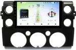 Магнитола для Toyota FJ Cruiser 2005-2022 (рамка черная) - Teyes CC4L монитор 9" IPS, Android 14, Быстрая, Snapdragon 662, CarPlay, 4G SIM-слот