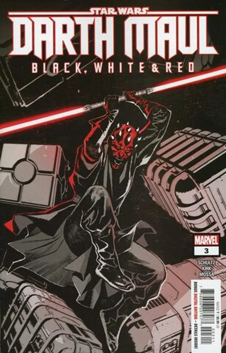 Star Wars Darth Maul Black White & Red #3 (Cover A)