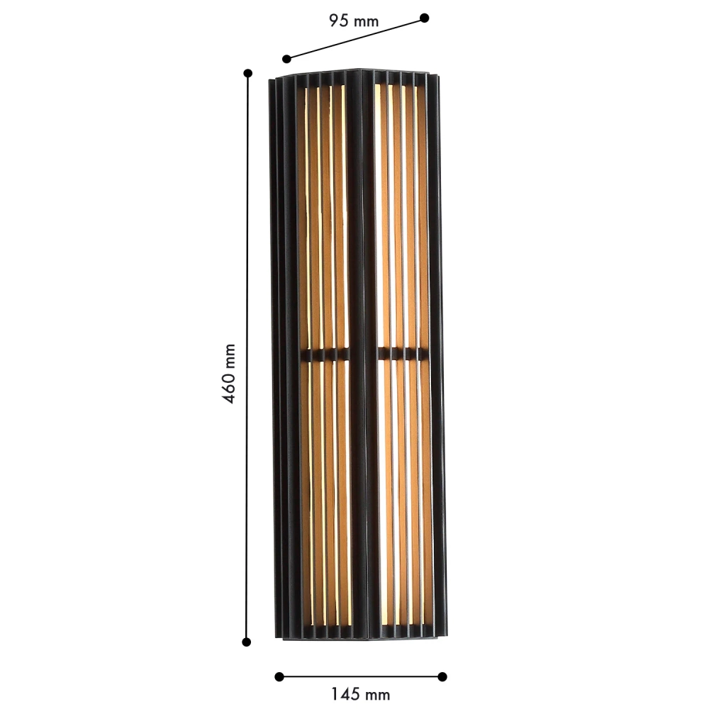 Уличный настенный светодиодный светильник Favourite Trellis 4824-2W