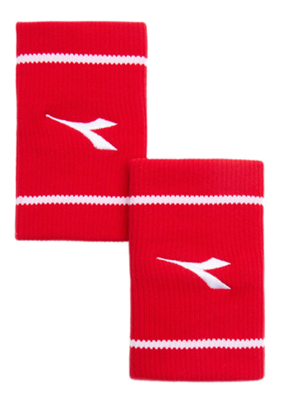 Напульсник теннисный Diadora Wristbands Wide Logo - fer.red italy
