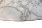 Стол журнальный Garda Decor, мрамор Арабескато Корчия (Arabescato Corchia) d60*40 см