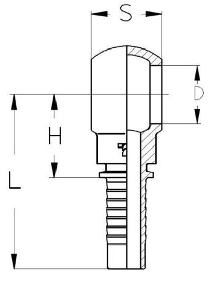 Фитинг DN 06 BANJO 16x1.5