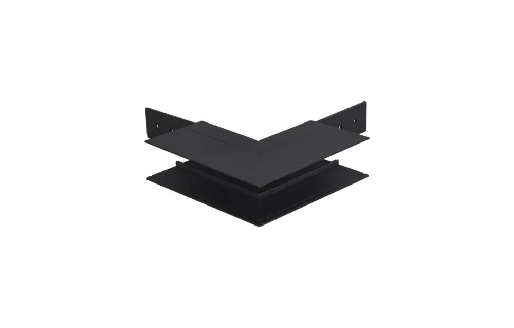 Внешний соединитель угловой для накладного магнитного шинопровода Crystal Lux CLT 0.213 03 BL