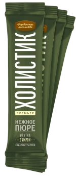 ХОЛИСТИК ПРЕМЬЕР Лакомство для кошки Нежное пюре из утки, 4*10 г