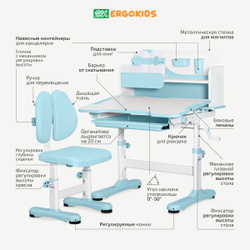 Детский стол и стул Ergokids Fresco BD-31