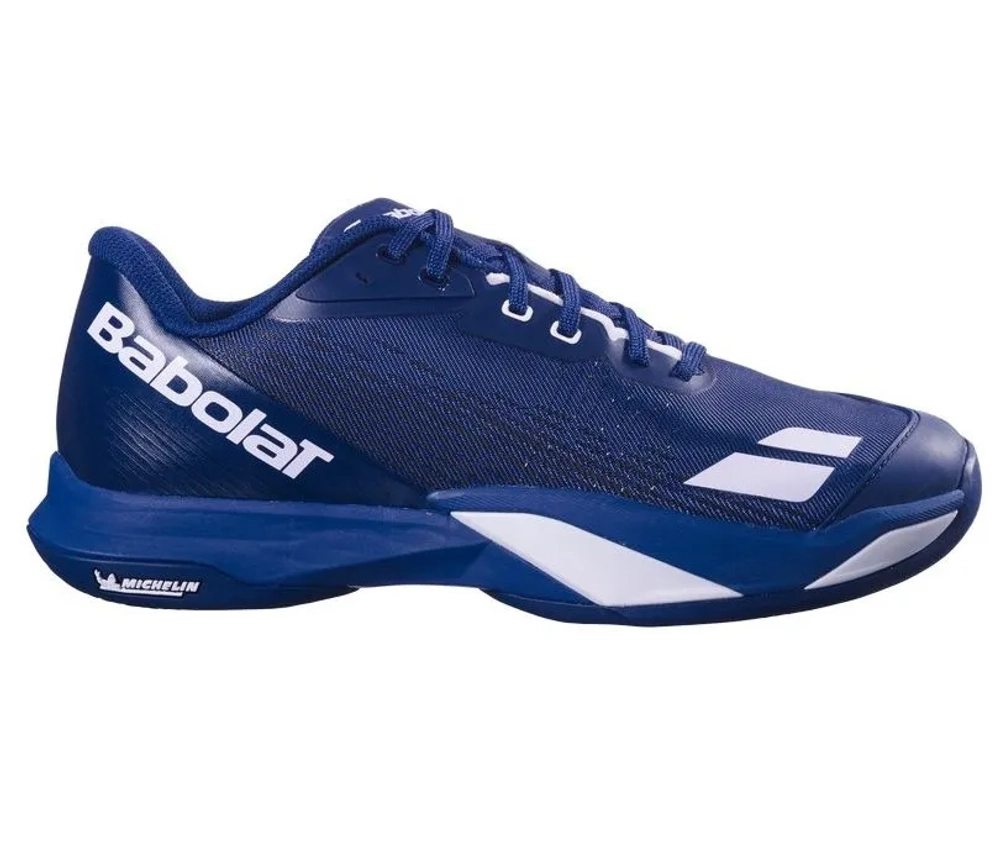 Теннисные кроссовки Babolat Jet Mach 4 Clay - dark blue/white