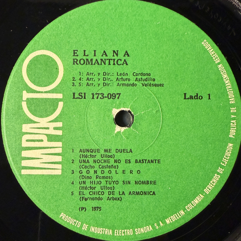 Eliana – Romántica (Колумбия 1975г.)