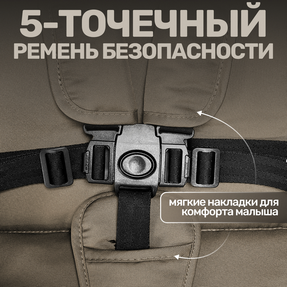 Прогулочная коляска для двойни BubaGO DUO X