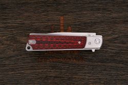 Нож складной Artisan 1802GD-BR Classic, клинок 98мм, сталь VG-10 в обкладках, рукоять G10