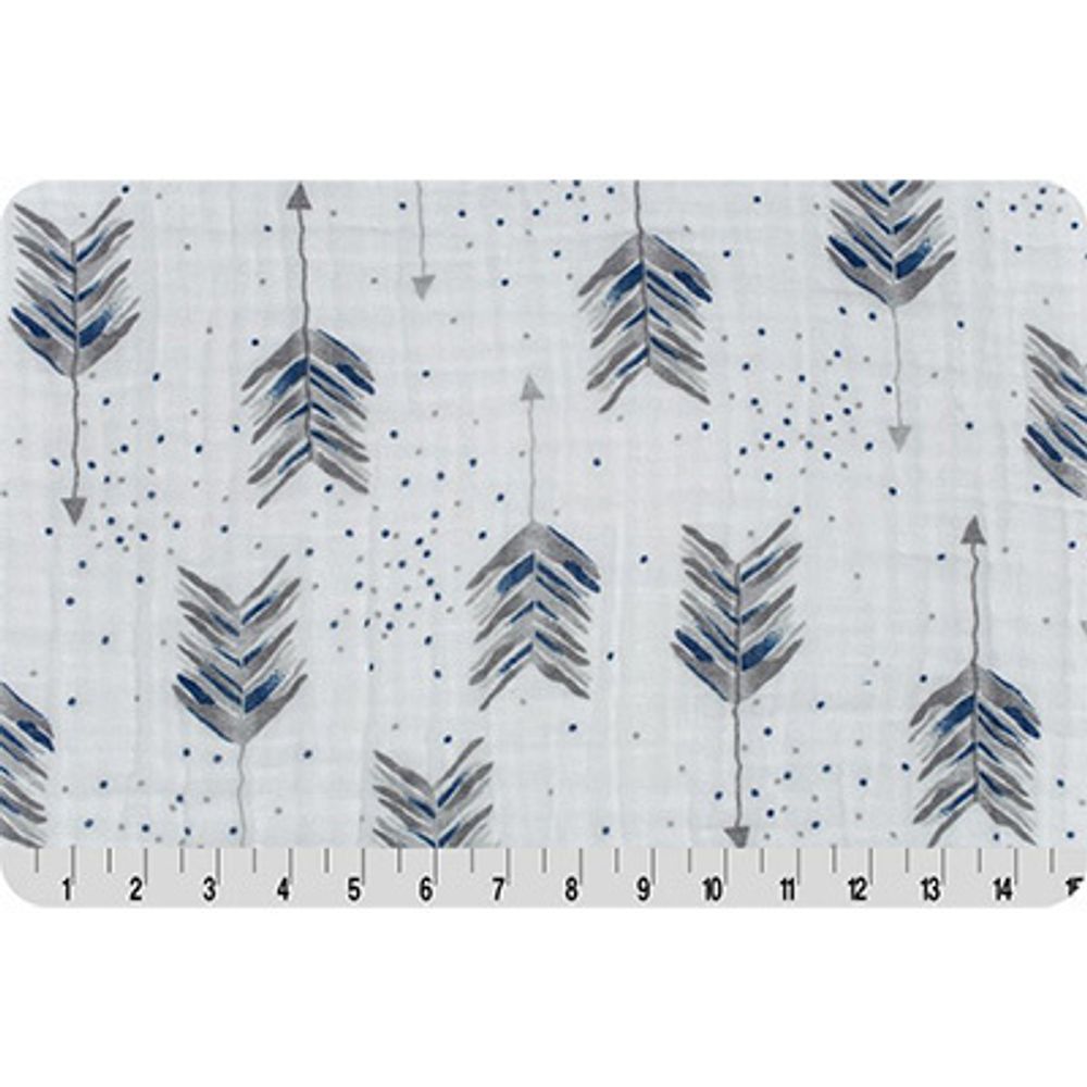 Ткань для пэчворка Peppy Embrace (марлевка), отрез 100х125 см, 120 г/м², aim high steel, Shannon Fabrics Ткань для пэчворка Peppy Embrace (марлевка), отрез 100х125 см, 120 г/м², aim high steel, Shannon Fabrics
