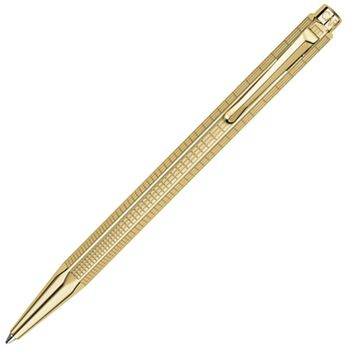 Шариковая ручка Carandache Ecridor Lignes Urbaines gilded латунь позолота (898.368)