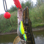 Воблер Wake Jigwobbler 93g/15cm Black Silver FS