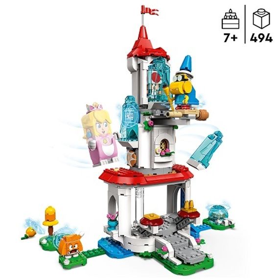 Lego konstruktor Super Mario 71407 Cat Peach Suit and Frozen Tower Expansion Set