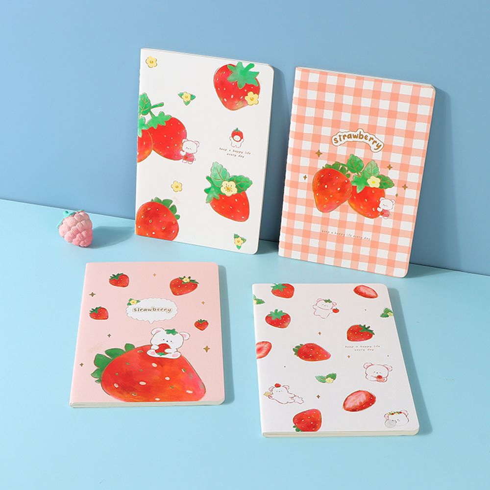 Скетчбук 210×140 мм, Strawberry Bear Скетчбук 210×140 мм, Strawberry Bear